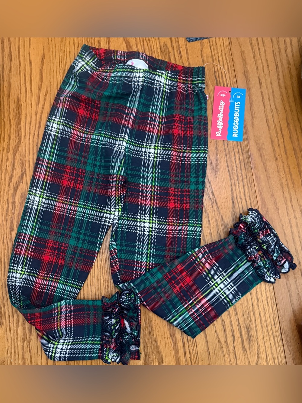 Ruffle Butts Christopher Plaid Ruffle Leggings